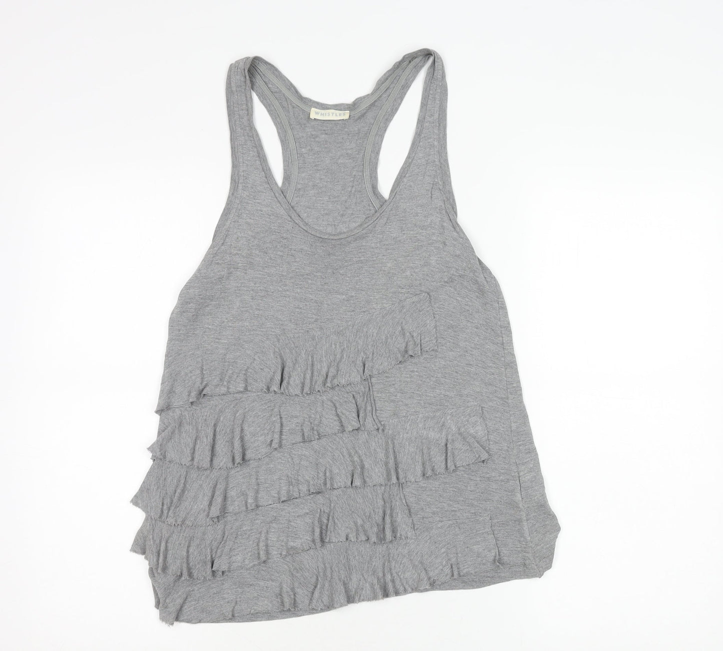 Womens UK Size S Whistles Grey Camisole Tank