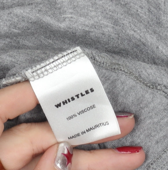 Womens UK Size S Whistles Grey Camisole Tank