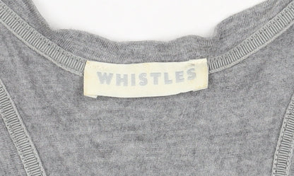 Womens UK Size S Whistles Grey Camisole Tank