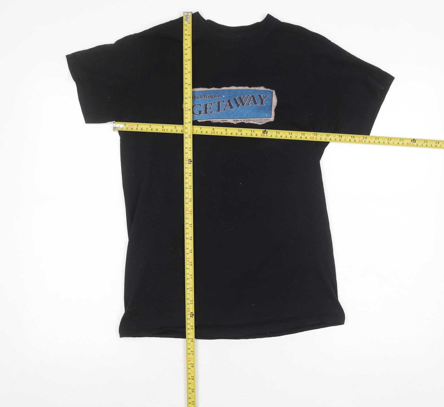 Womens UK Size XS Night Addict Black Basic T-Shirt