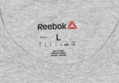 Reebok Men’s Grey Ireland UFC Graphic Logo T-Shirt Size L