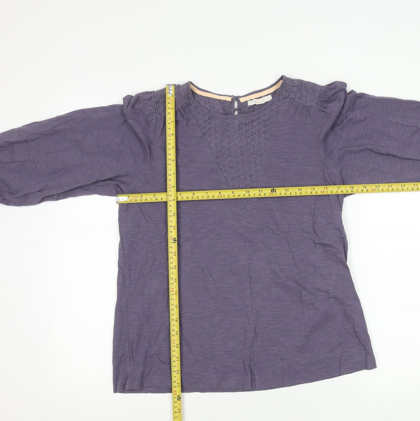 Womens UK Size 10 White Stuff Purple Tunic Blouse