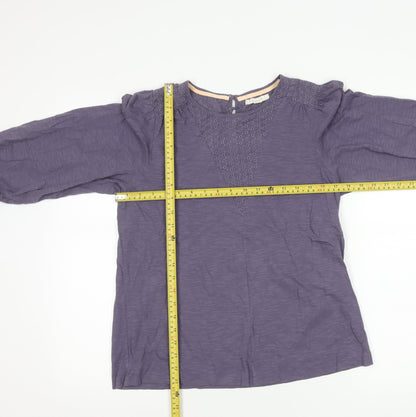 Womens UK Size 10 White Stuff Purple Tunic Blouse