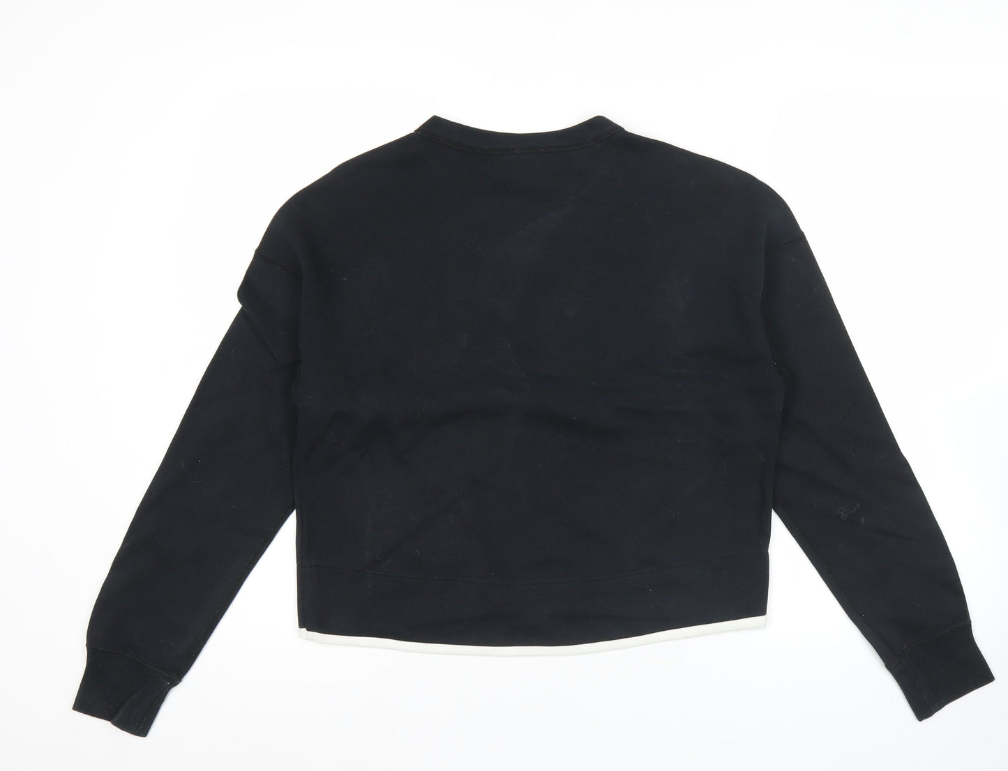 Nike Womens Black L Sweatshirt Pullover Crew Neck Long Sleeve Sportswear