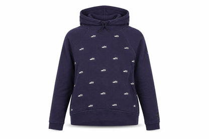 Womens UK Size S Nike Purple Pullover Hoodie
