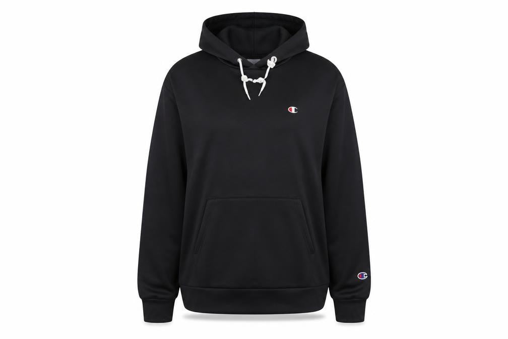 Womens UK Size L Champion Black Pullover Hoodie