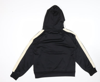 Champion Women's Black Pullover Hoodie L Logo Sportswear