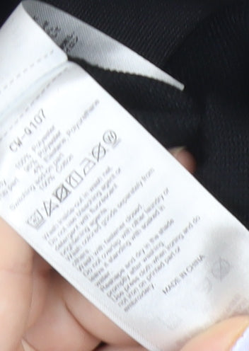 Champion Women's Black Pullover Hoodie L Logo Sportswear