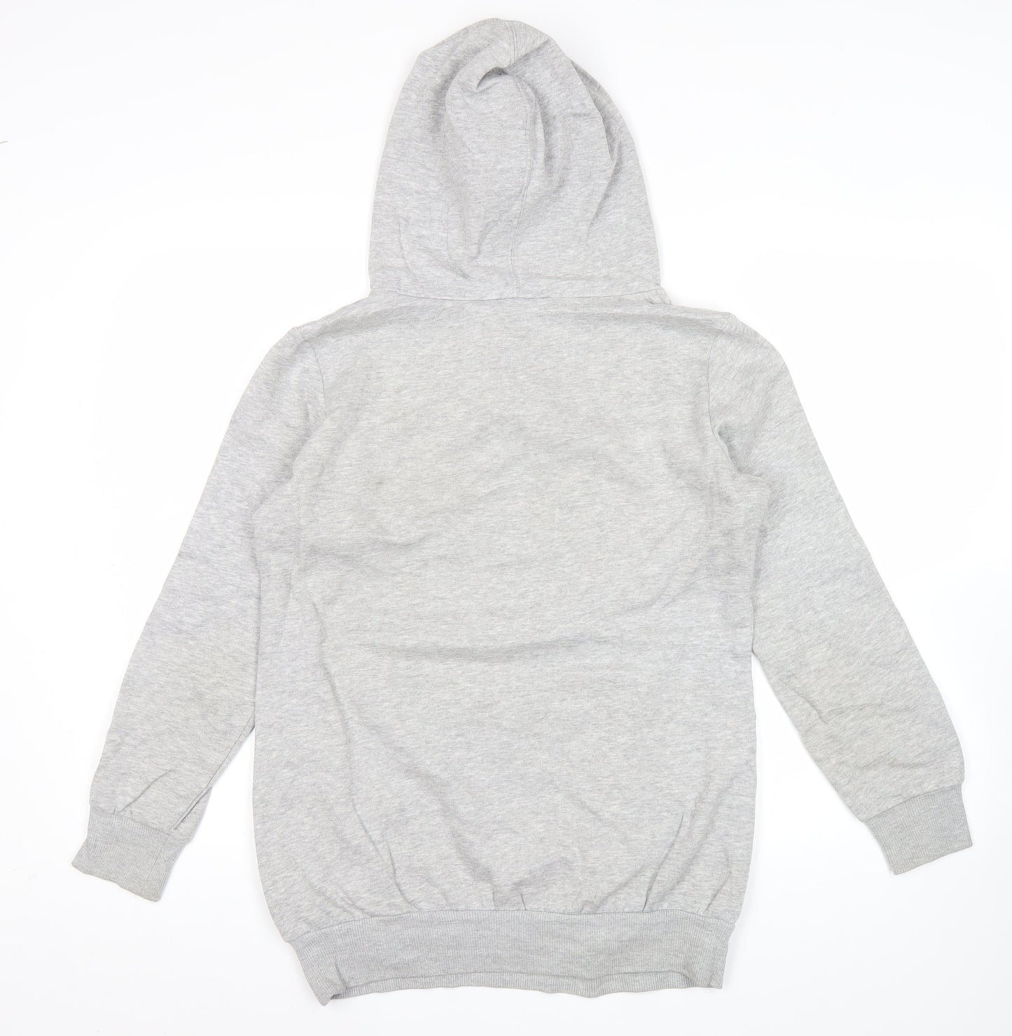 Adidas Women’s Grey Hoodie Size 8 UK Pullover Hooded Sweatshirt