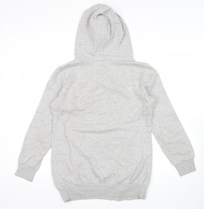 Adidas Women’s Grey Hoodie Size 8 UK Pullover Hooded Sweatshirt