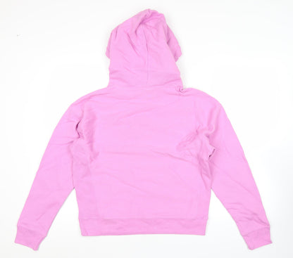 Champion Women’s Pink Hoodie Medium Reverse Weave Cotton Blend