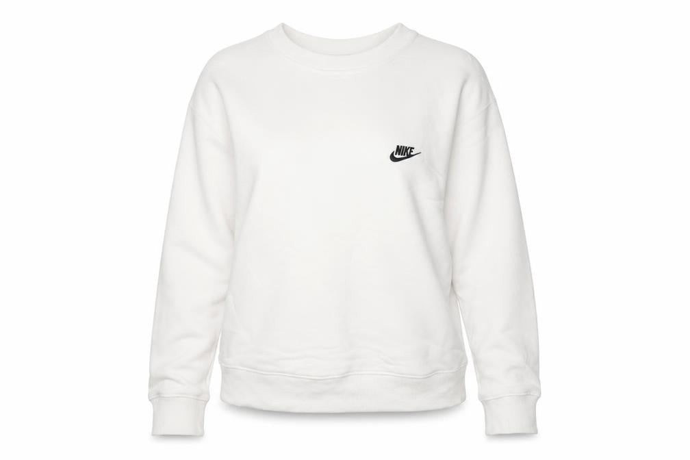 Womens UK Size S Nike White Pullover Sweatshirt