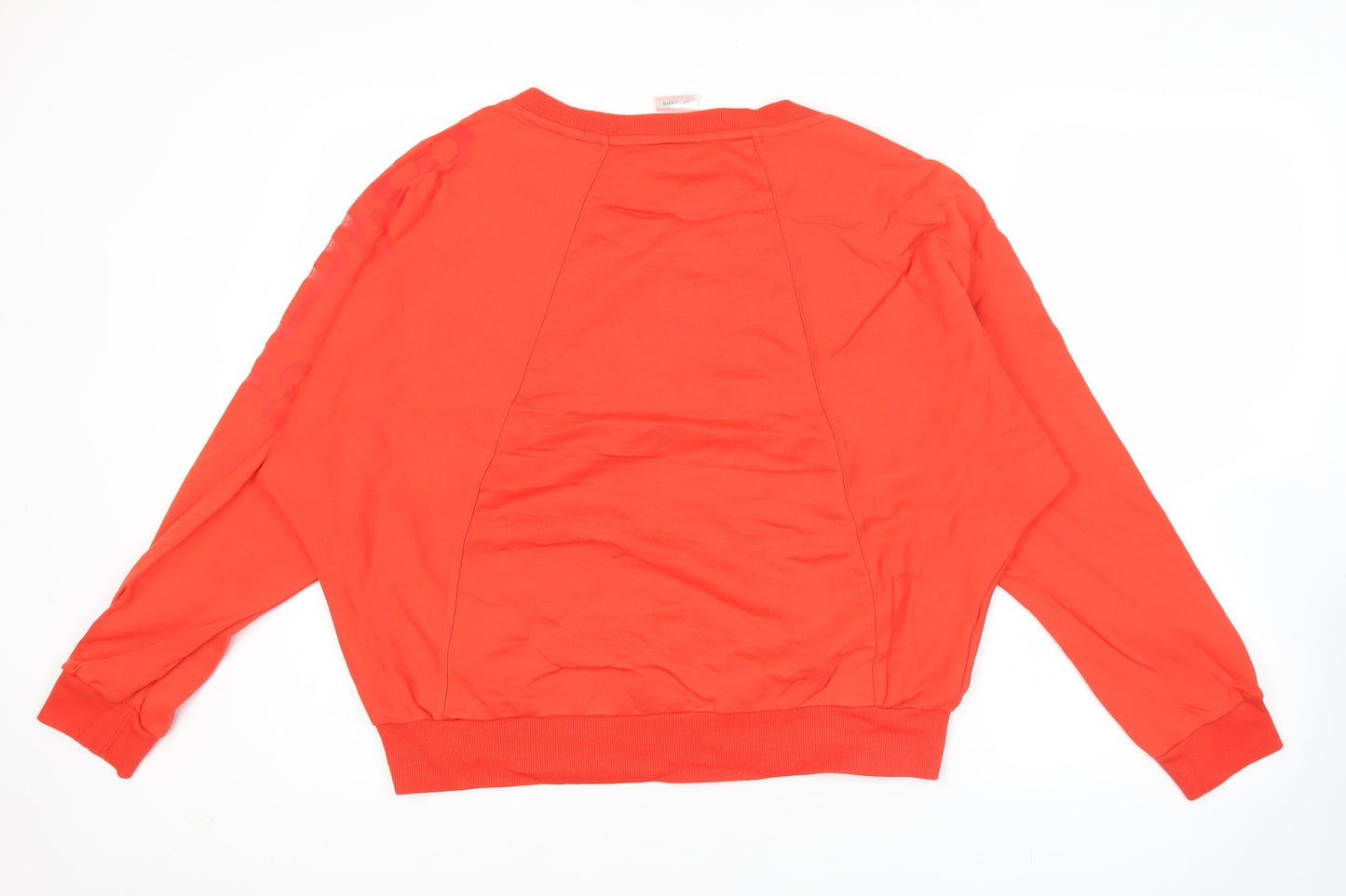 Adidas Womens Red Sweatshirt UK 14 XL Long Sleeve Crew Neck Sports Top