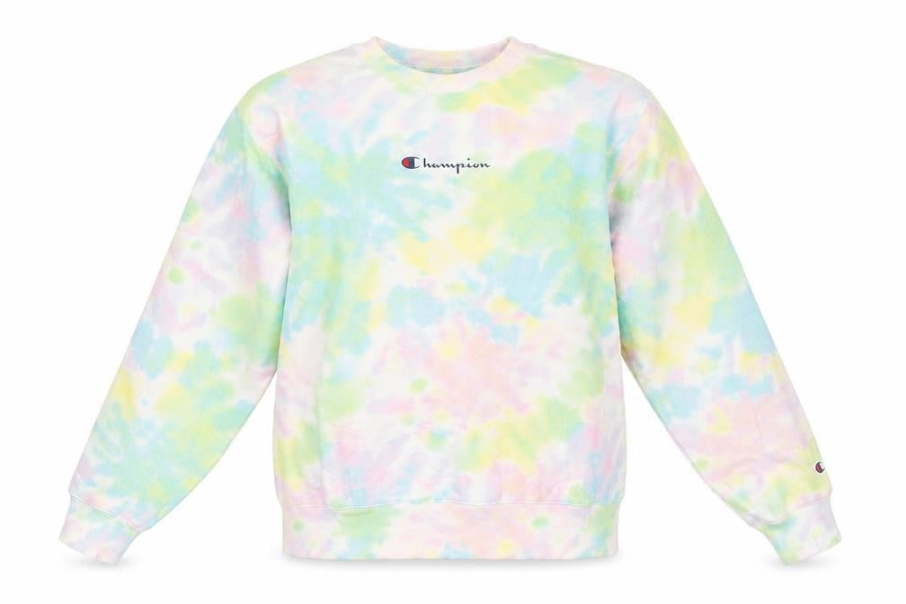 Womens UK Size M Champion Multicoloured Pullover Sweatshirt