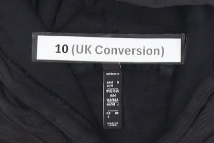 Adidas Womens Black Size 10 Pullover Hoodie Sweatshirt with Logo
