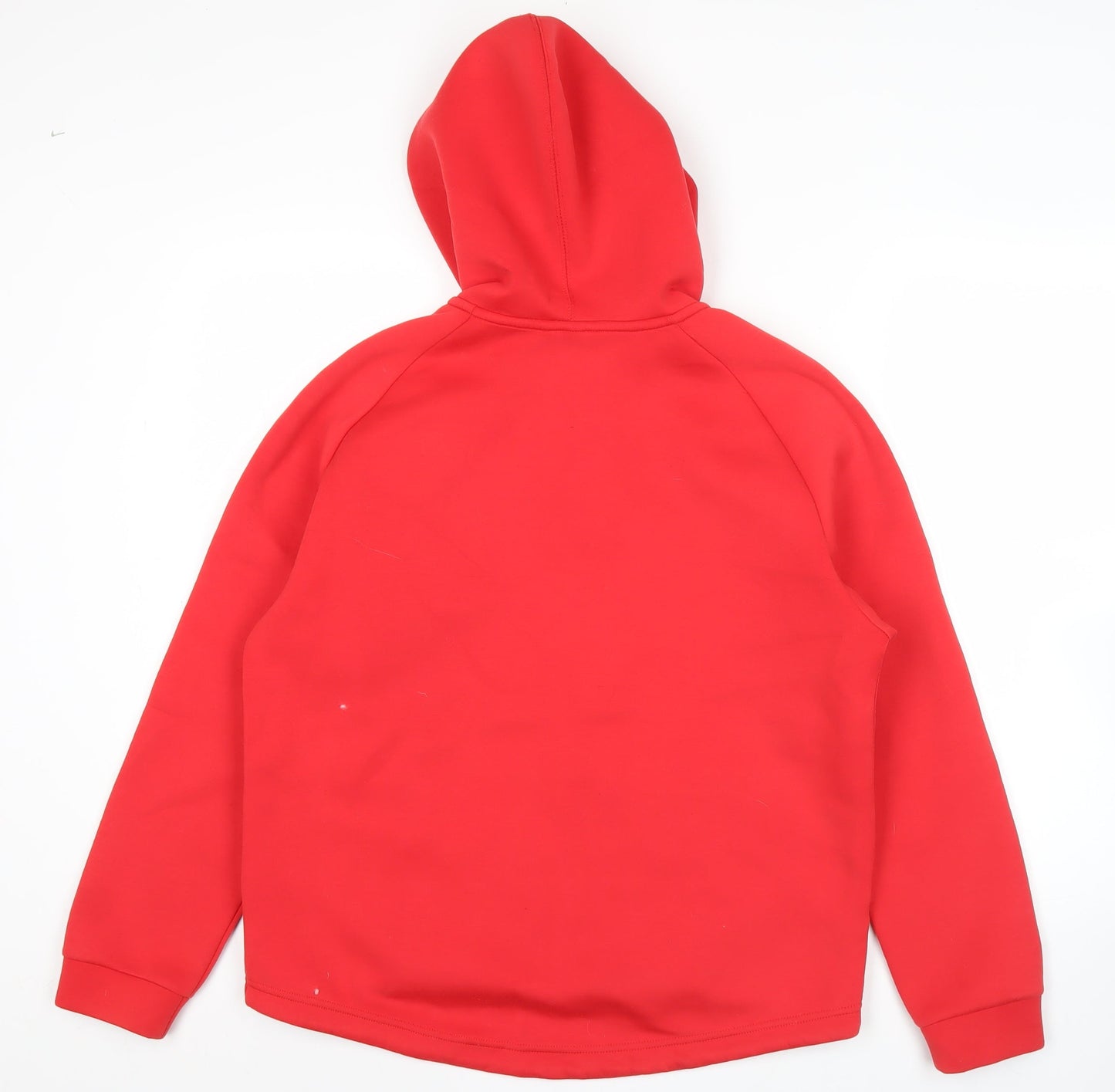 Mens UK Size S adidas Red Full Zip Hoodie