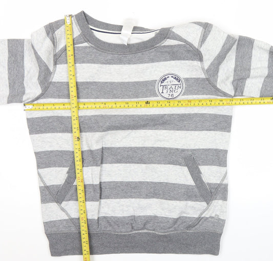 Mens UK Size M DOMYOS Grey Pullover Sweatshirt