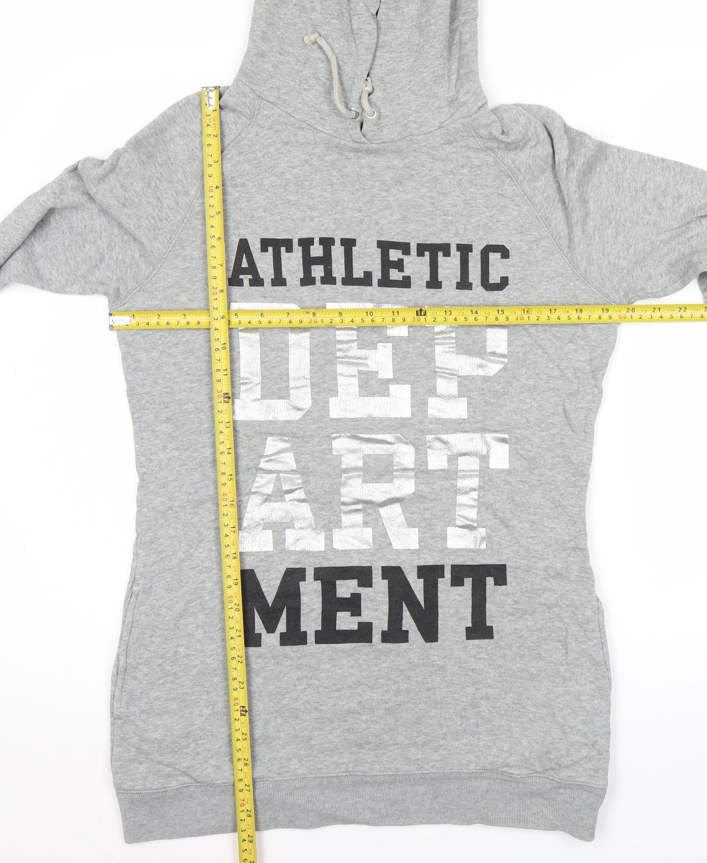 Nike Womens Grey Hoodie Size 8 Pullover Athletic Dept Long Sleeve