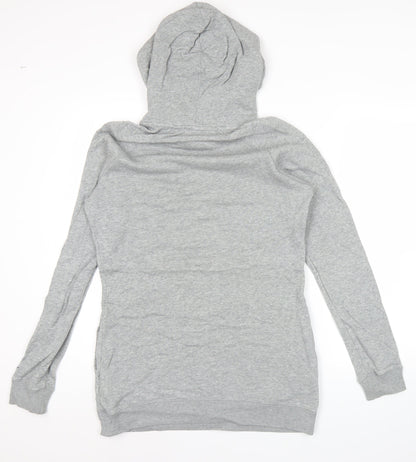 Nike Womens Grey Hoodie Size 8 Pullover Athletic Dept Long Sleeve