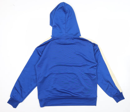 Champion Women's Blue Pullover Hoodie Size M Polyester Blend