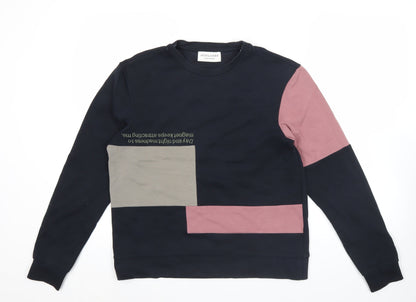 Mens UK Size XS JACK & JONES Multicoloured Pullover Sweatshirt
