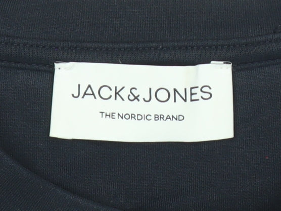 Mens UK Size XS JACK & JONES Multicoloured Pullover Sweatshirt