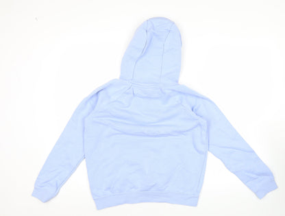 Nike Women’s Blue Small Pullover Hoodie Sweatshirt Logo Print