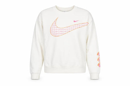 Womens UK Size L Nike White Pullover Sweatshirt