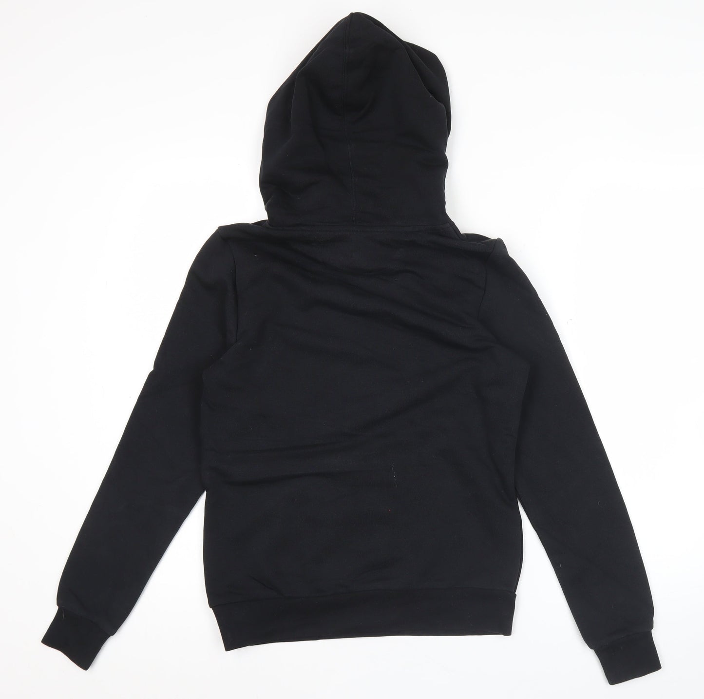 Adidas Neo Women's Black Pullover Hoodie Size 8 Logo Hooded Sweatshirt