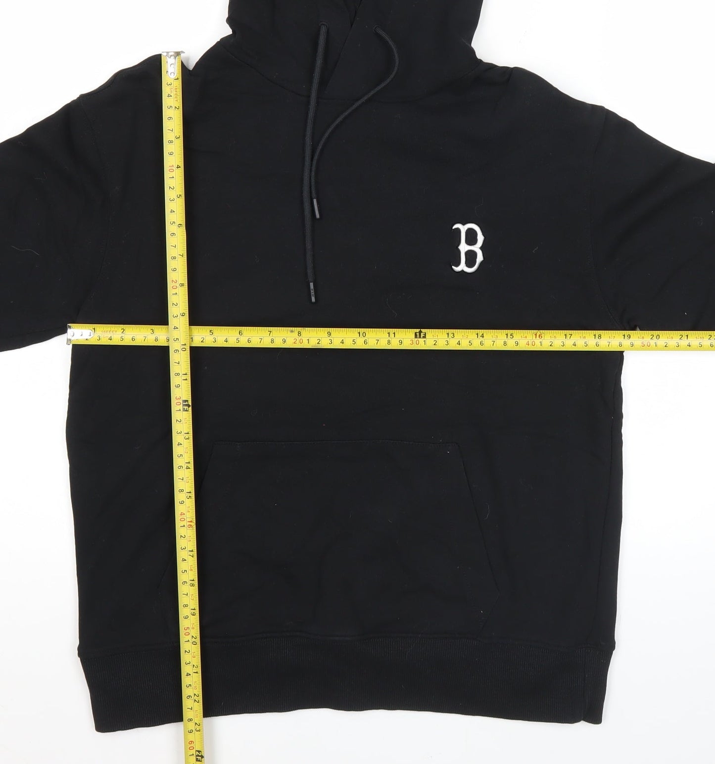Mens UK Size XS MLB Black Pullover Hoodie