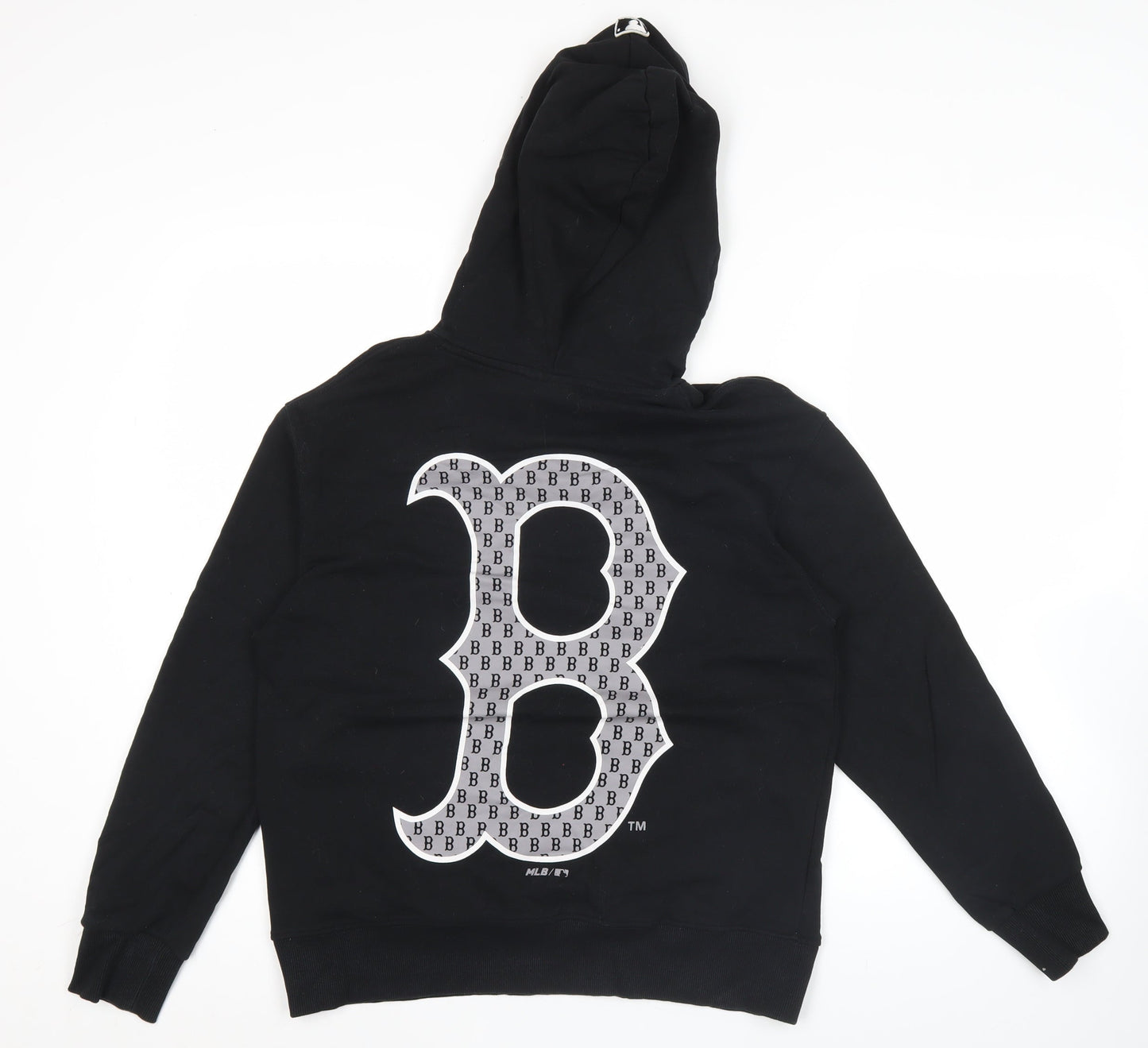 Mens UK Size XS MLB Black Pullover Hoodie