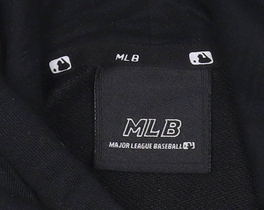 Mens UK Size XS MLB Black Pullover Hoodie