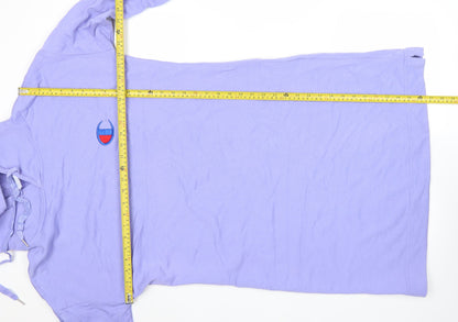 Champion Women’s Purple Tunic Hoodie Dress Size M Long Sleeve