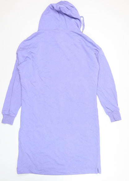 Champion Women’s Purple Tunic Hoodie Dress Size M Long Sleeve