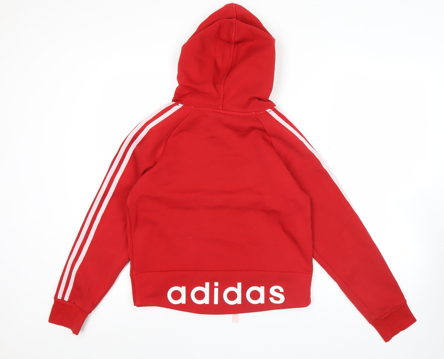Adidas Women’s Red Hoodie UK 16 Pullover Hooded Sweatshirt Logo