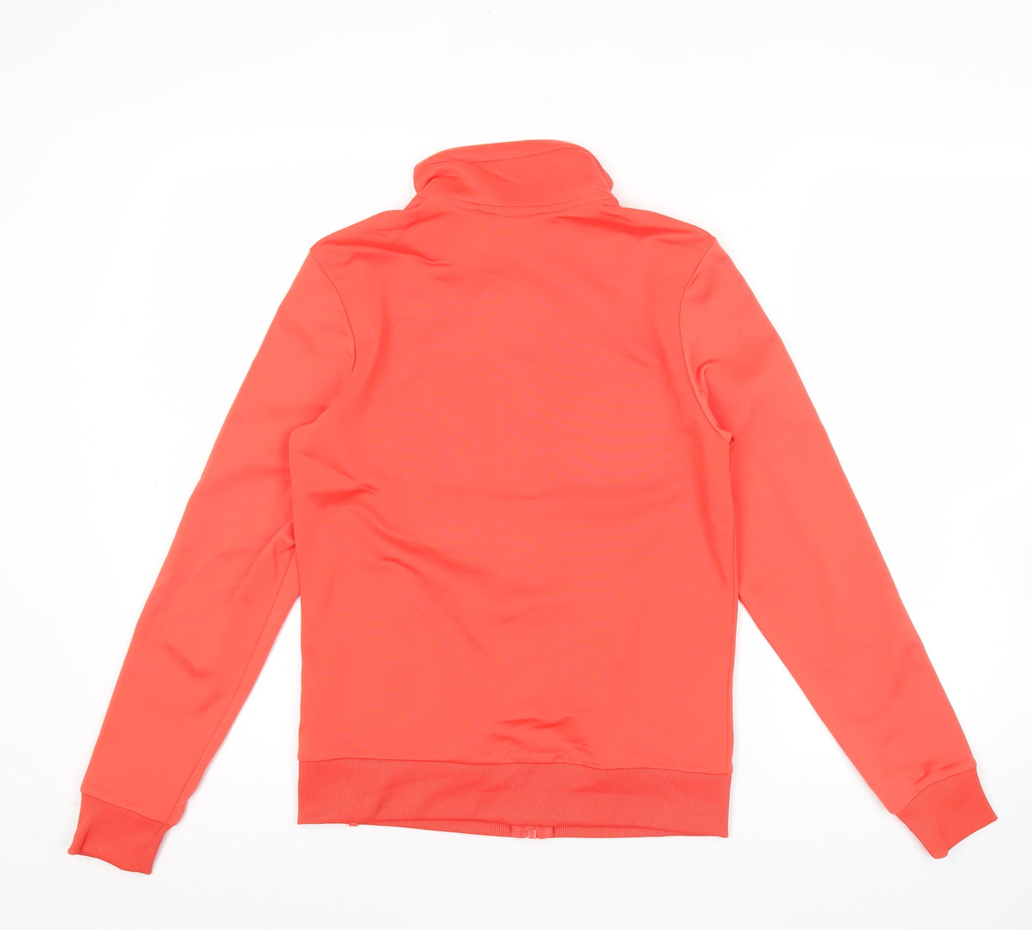 Adidas Womens Red Track Jacket Size 8 Full Zip Sportswear