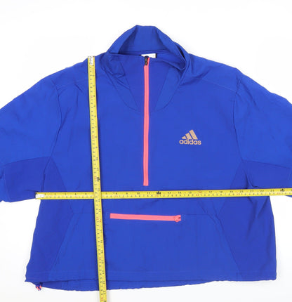 Mens UK Size S adidas Blue Pullover Sweatshirt