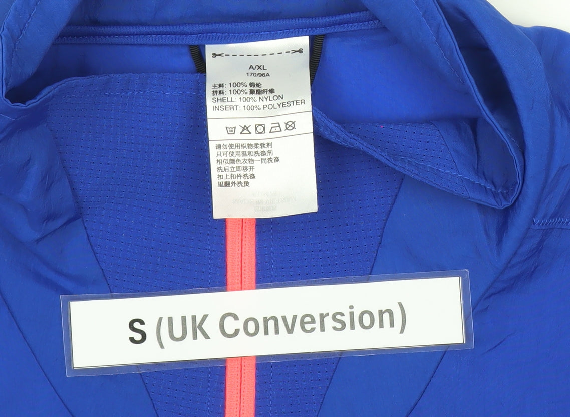 Mens UK Size S adidas Blue Pullover Sweatshirt