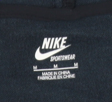 Nike Men's Black Track Jacket M Regular Fit Polyester Cotton