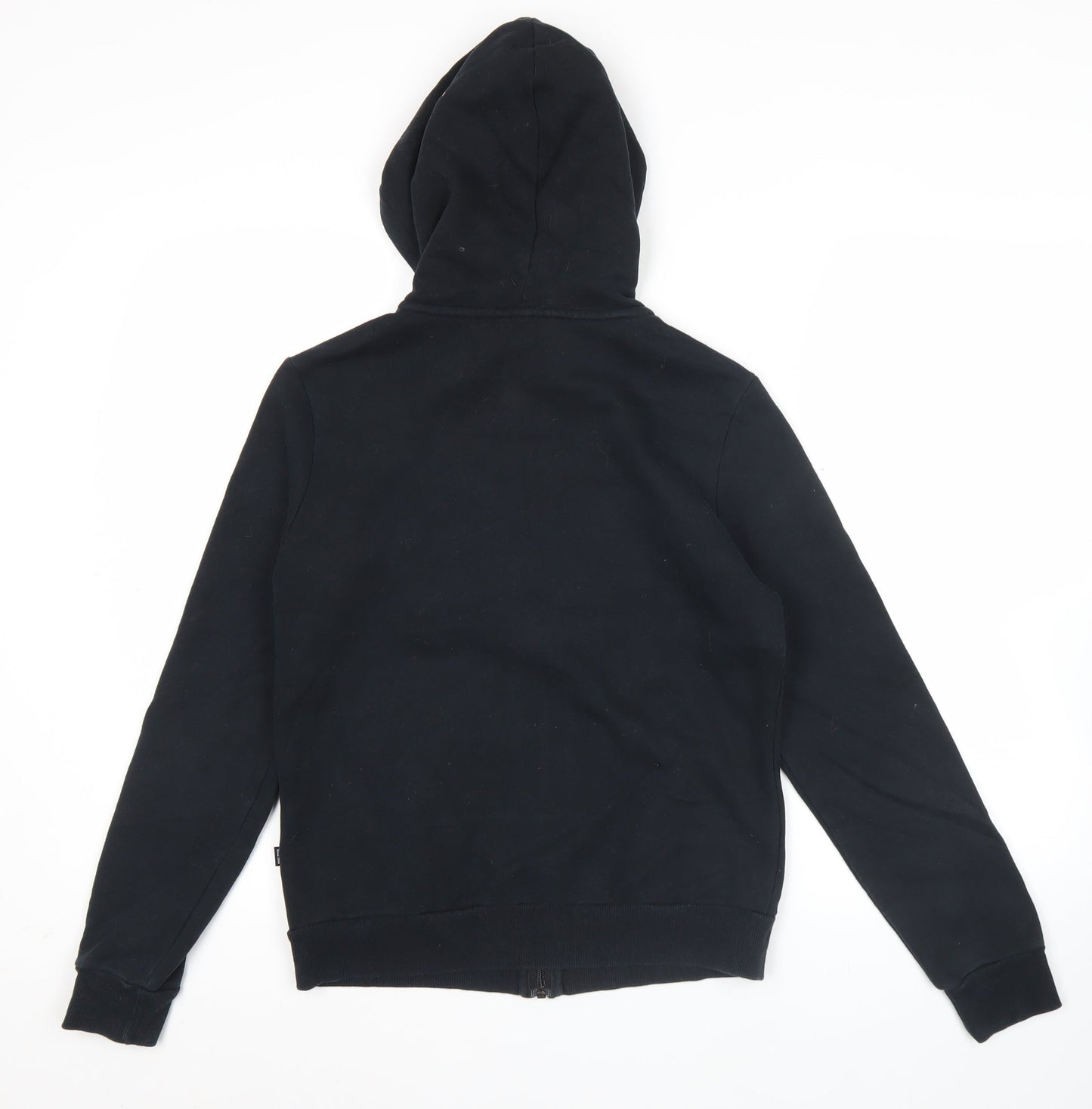 Puma Womens Black Full Zip Hoodie Sweatshirt Size S