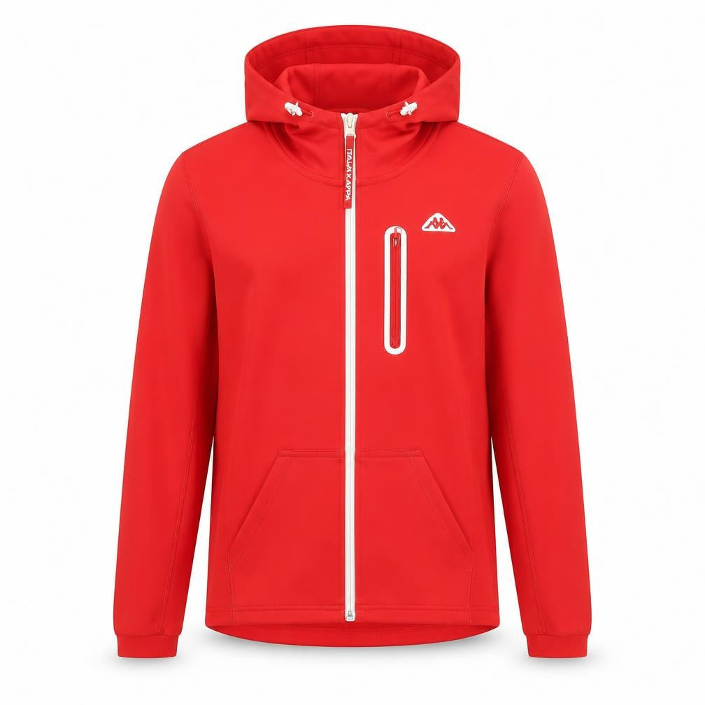 Mens UK Size XS Kappa Red Full Zip Hoodie
