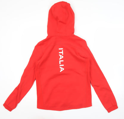 Mens UK Size XS Kappa Red Full Zip Hoodie