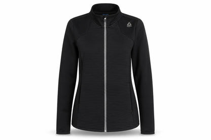 Womens UK Size 12 Reebok Black Running & JoggingGym & TrainingFitness Jacket