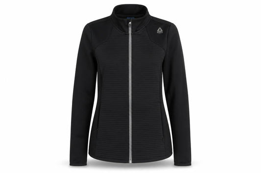 Womens UK Size 12 Reebok Black Running & JoggingGym & TrainingFitness Jacket