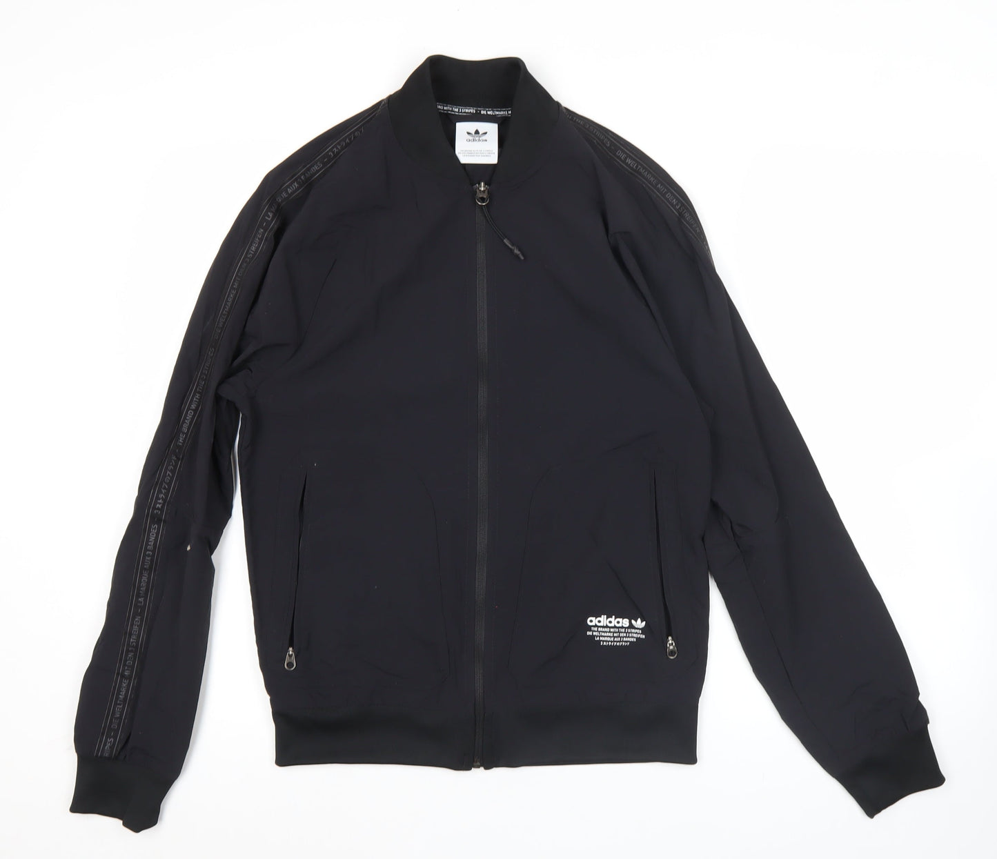 Adidas Mens Black XS NMD Track Jacket Full Zip Nylon Sportswear