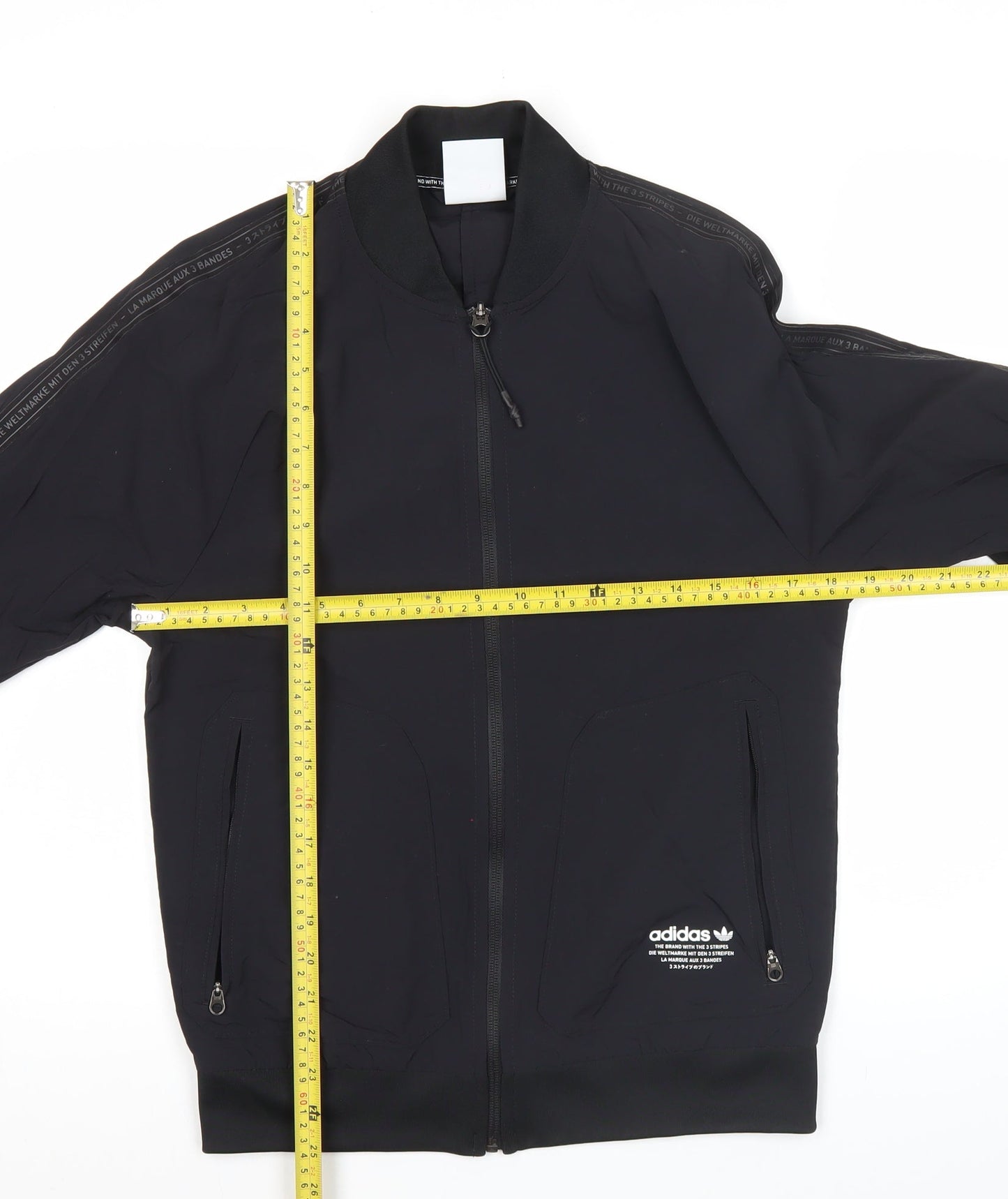 Adidas Mens Black XS NMD Track Jacket Full Zip Nylon Sportswear