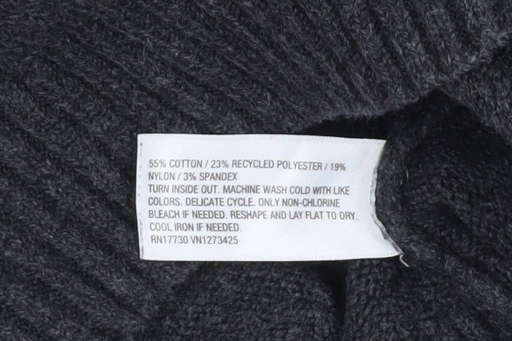 Goodfellow & Co Men’s Grey XL Hooded Pullover Striped Jumper