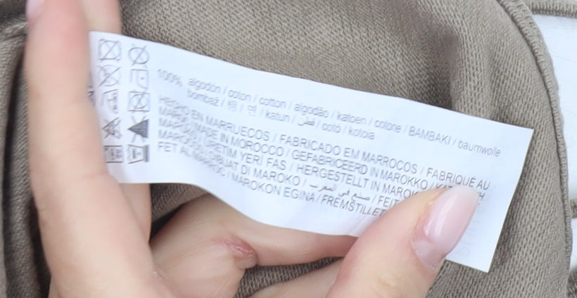 Pull & Bear Women’s Beige XS Wide-Leg Cotton Strappy Jumpsuit