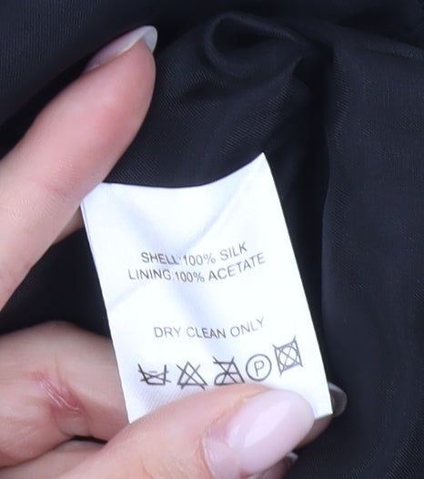 Fenn Wright Manson Women’s Black Polka Dot Silk Sheath Dress Size 10