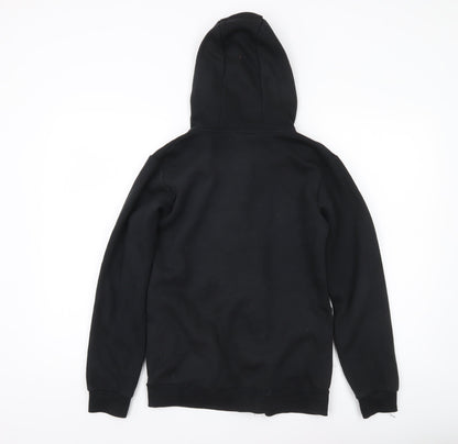 McKenzie Boys Black Full Zip Hoodie 13-14 Years Sports Casual